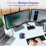 TARGUS USB-C DisplayPort Alt. Mode Triple Video Docking Station 85W