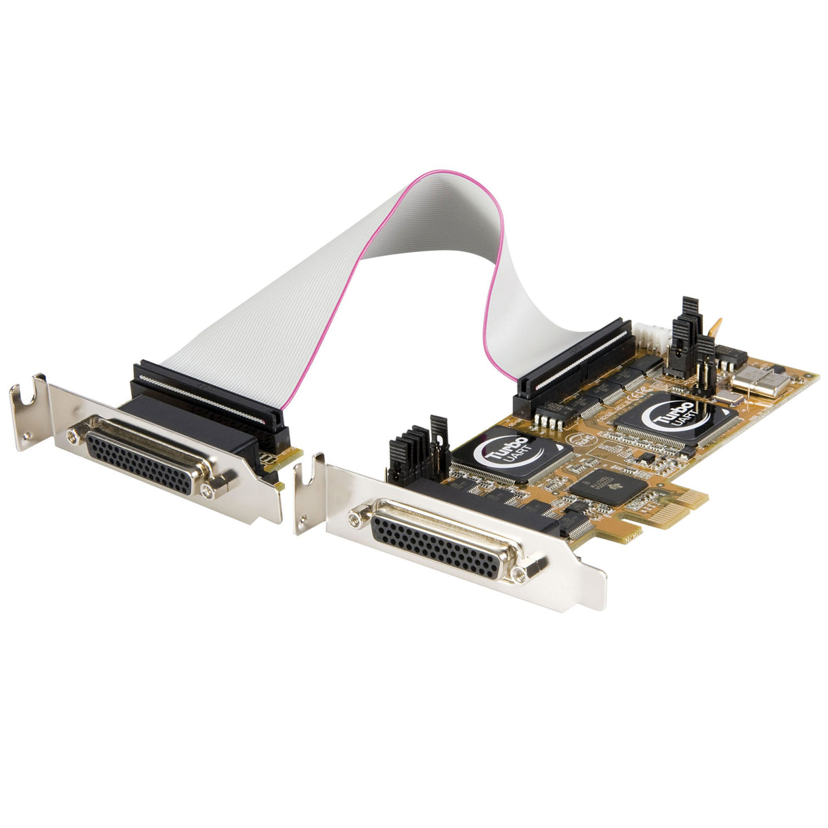 Carte adaptateur série PCI Express à 8 ports profil bas StarTech.com - Seri