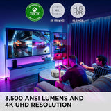 Projecteur laser ViewSonic LX700-4K UHD 3500 lumens conçu pour Xbox avec