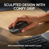 Logitech Wave Keys MK670 Combo, Wireless Ergonomic Keyboard with Signa
