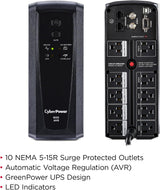 CyberPower CP900AVR AVR UPS Battery Backup and Surge Protector, 900VA/