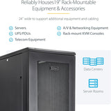 StarTech.com 42U 4-Post Server Rack Enclosure - 2000LB Capacity
