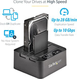 Startech SDOCK2U313 Station d'accueil SATA 2 baies USB 3.1 Gen 2