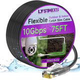 100FT CAT6 ETHERNET CABLE RED CAT 6 POE