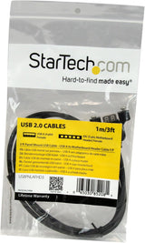 StarTech.com 3 ft Panel Mount USB Cable - USB A to Motherboard Header