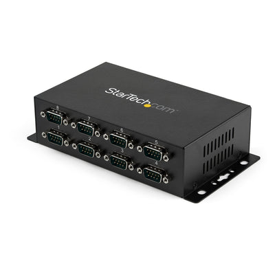StarTech.com ICUSB2328I 8 Port USB to DB9 RS232 Serial Adapter Hub wit
