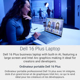 Dell 16 Plus Laptop DB16250-16.0-inch 16:10 2.5K (2560x1600) Display,