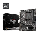 MSI A520M-A PRO Gaming Motherboard (AMD Ryzen 5000, AM4, DDR4, PCIe 3.