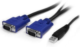 StarTech.com 16 Port 1U RackMount USB KVM Switch Kit with OSD and Cabl