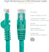 Câble Ethernet CAT6 StarTech de 9,1 m – Fil Ethernet Gigabit CAT6 Vert