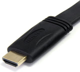 StarTech.com 25 ft Flat High Speed HDMI Cable with Ethernet - Ultra HD