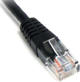StarTech.com Cat5e Ethernet Cable - 2 ft - Black - Patch Cable - Molde