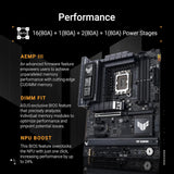 ASUS TUF Gaming Z890-PLUS WiFi Z890 LGA 1851 ATX Motherboard, Intel® C