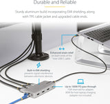 StarTech.com USB-C Docking Station for Windows and ChromeOS, Triple 4K