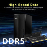 Acer VVN4720GT-ED11 W11P Intel Ci5-14400T 16 Go de SDRAM DDR5 512 Go de SSD M.2 2280 PCI-E Gen4 Intel UHD Graphics 770 Gigabit LAN