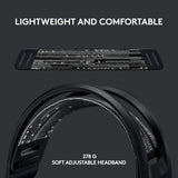 Logitech G733 Lightspeed Wireless Gaming Headset with Suspension Headb