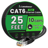 Câble Ethernet CAT6A de 7,6 m – STP AQUA