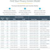 StarTech.com Monitor Privacy Screen for 32 inch PC Display - Computer