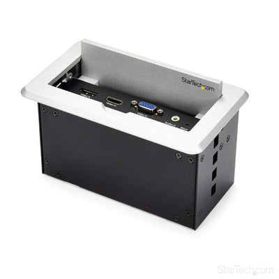 StarTech.com Conference Table Connectivity Pop up Box with AV and Data