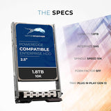 Water Panther 1,8 To 10K SAS 12 Gb/s disque dur Enterprise HDD 2,5 pouces