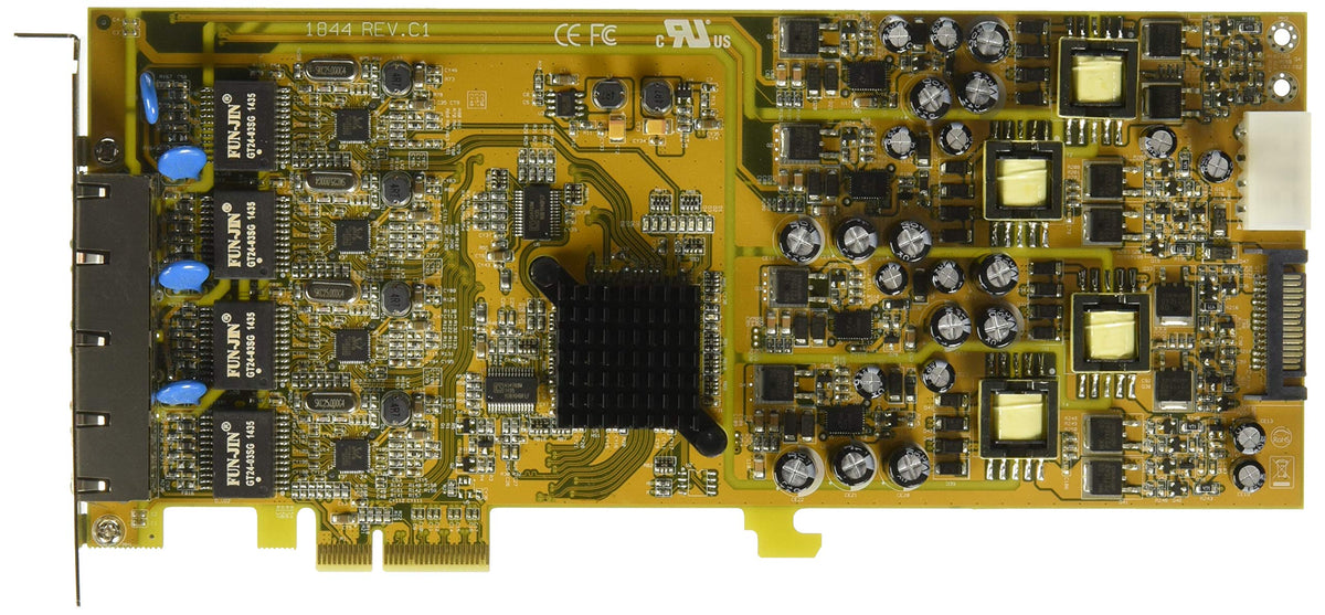 Carte réseau PCIe Gigabit PoE (Power over Ethernet) à 4 ports StarTech.com