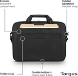 Targus TCT027US Sacoche Classique pour Ordinateur Portable 15,6 Pouces