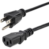 StarTech.com 10 ft 14 AWG Computer Power Cord - NEMA5-15P to C13 - Pow