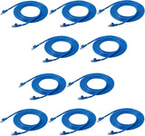 StarTech.com 10 ft. CAT6 Ethernet Cable - 10 Pack - ETL Verified - Blu