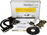 Carte adaptateur série PCI Express à 8 ports profil bas StarTech.com - Seri