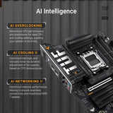 ASUS TUF Gaming X870-PLUS WiFi AMD AM5 X870 ATX Motherboard, 16+2+1, 8