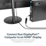 StarTech.com DisplayPort to HDMI Adapter - 4K 60Hz Active DP 1.4 to HD