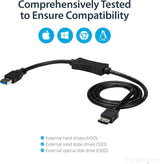 StarTech.com USB 3.0 to eSATA HDD/SSD/ODD 3ft Cable