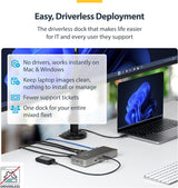 USB-C DOCK-4K Quad MONITOR-100W PD