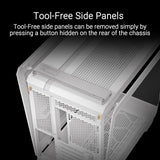 ASUS TUF Gaming GT502 Horizon White ATX Mid-Tower PC Case (Boundless P