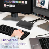 Targus USB-C Dual 4K UHD HDMI/DisplayPort Docking Station (DV4K) w/100