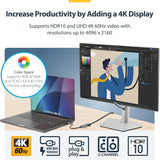 StarTech USB-C to HDMI Adapter, 4K 60Hz 4:4:4 HDR, Thunderbolt 4, TB5