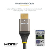 StarTech.com 6ft (2m) HDMI 2.1 Cable 8K - Certified Ultra High Speed H
