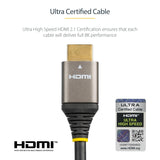 StarTech.com 3ft (1m) HDMI 2.1 Cable 8K - Certified Ultra High Speed H