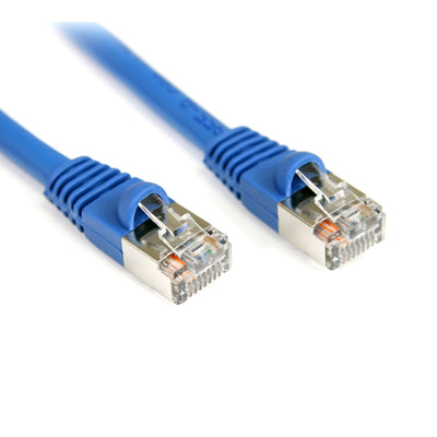 StarTech.com 25 ft Cat5e Blue Snagless Shielded RJ45 F/UTP Cat 5e Patc