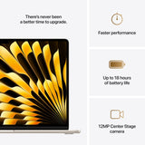Apple 2025 MacBook Air (15-inch, Apple M4 chip with 10-core CPU and 10