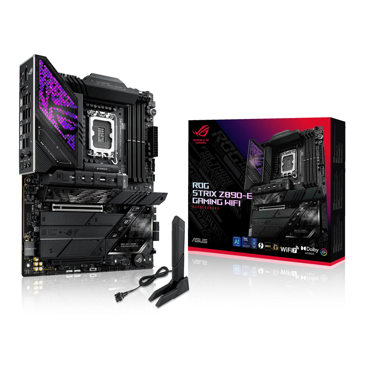 ASUS ROG Strix Z890-E Gaming WiFi Intel Z890 LGA 1851 ATX Motherboard,