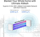 ASUS ZenWiFi BT10 Tri-Band WiFi 7 Mesh, 18 Gbps, 3000 sq.ft (1pk), Dua