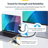 Câble HDMI ultra haute vitesse certifié StarTech de 1,8 m (6 pi), 8K 60 Hz/4K 120 Hz, câble HDMI 2.1 avec HDR10+/eARC, 48 Gbit/s, cordon HDMI 8K pour moniteur/TV