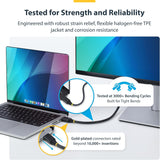 Câble HDMI très haute vitesse certifié StarTech 1,8 m (6 pi), 8K 60 HZ/4K 120 HZ, câble HDMI 2.1 avec HDR10+/EARC, 48 Gbit/s, câble HDMI 8K pour moniteur/téléviseur
