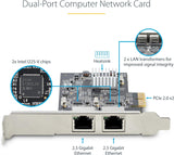 2PORT 1GBPS PCIE Ethernet Network Adapter Dual NIC