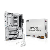 ASUS B650E MAX Gaming WiFi W – AMD B650 AM5 ATX Motherboard, White PCB