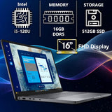 Dell Pro 16 PC16250 (Replaces Latitude 3550) 16” WUXGA Display Busines