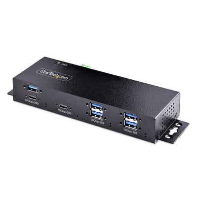StarTech.com 7-Port Industrial USB 10Gbps Hub with Power Adapter, Meta