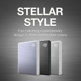 Seagate One Touch SSD 1TB External SSD Portable – Silver, speeds up to