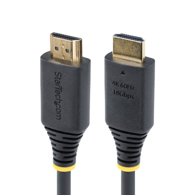 StarTech.com 1ft (30cm) High Speed HDMI Cable, 4K 60Hz/1440p 144Hz, 18
